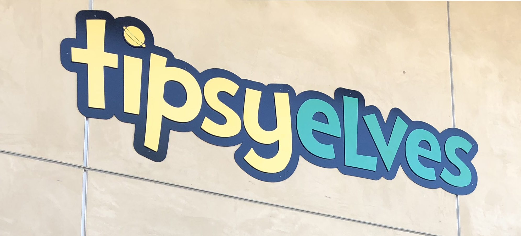 Dibond Tipsy Elves Nonstop Signs