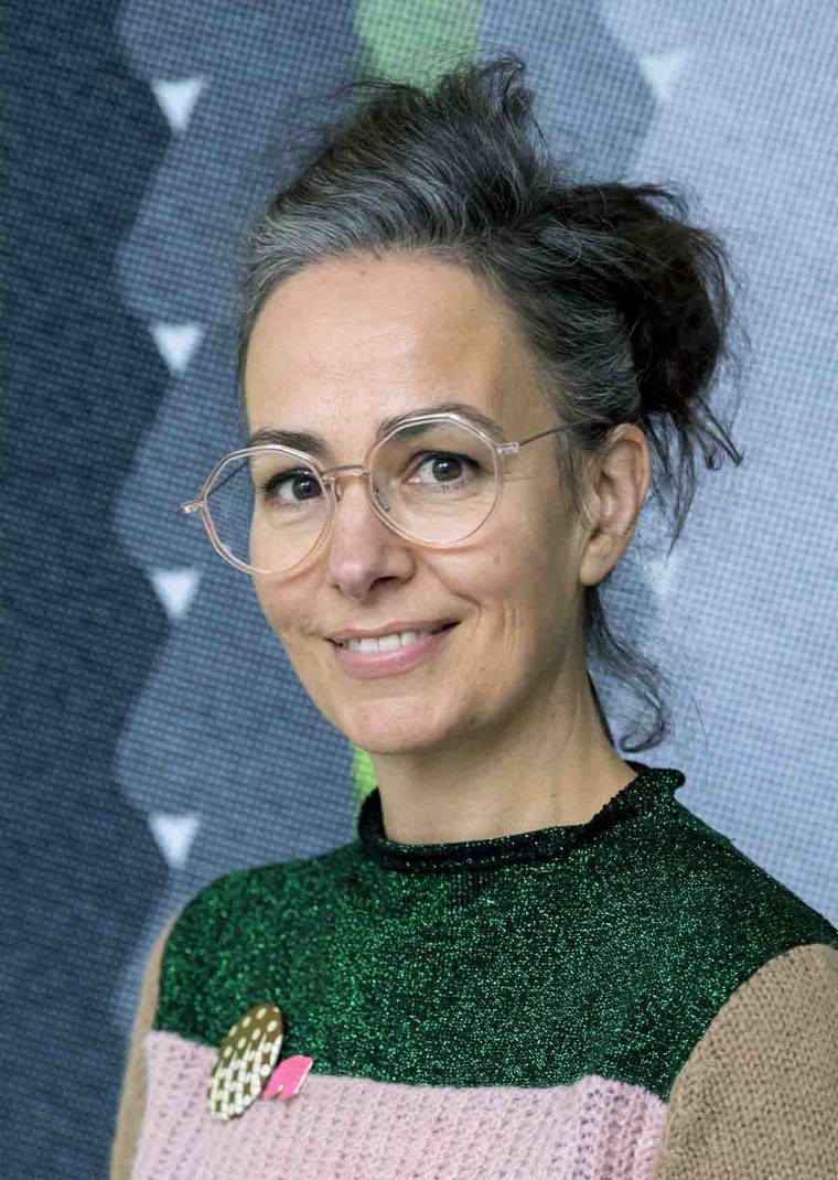 Igrid Calon - designer of Mimaki exhibits at Heimtextil