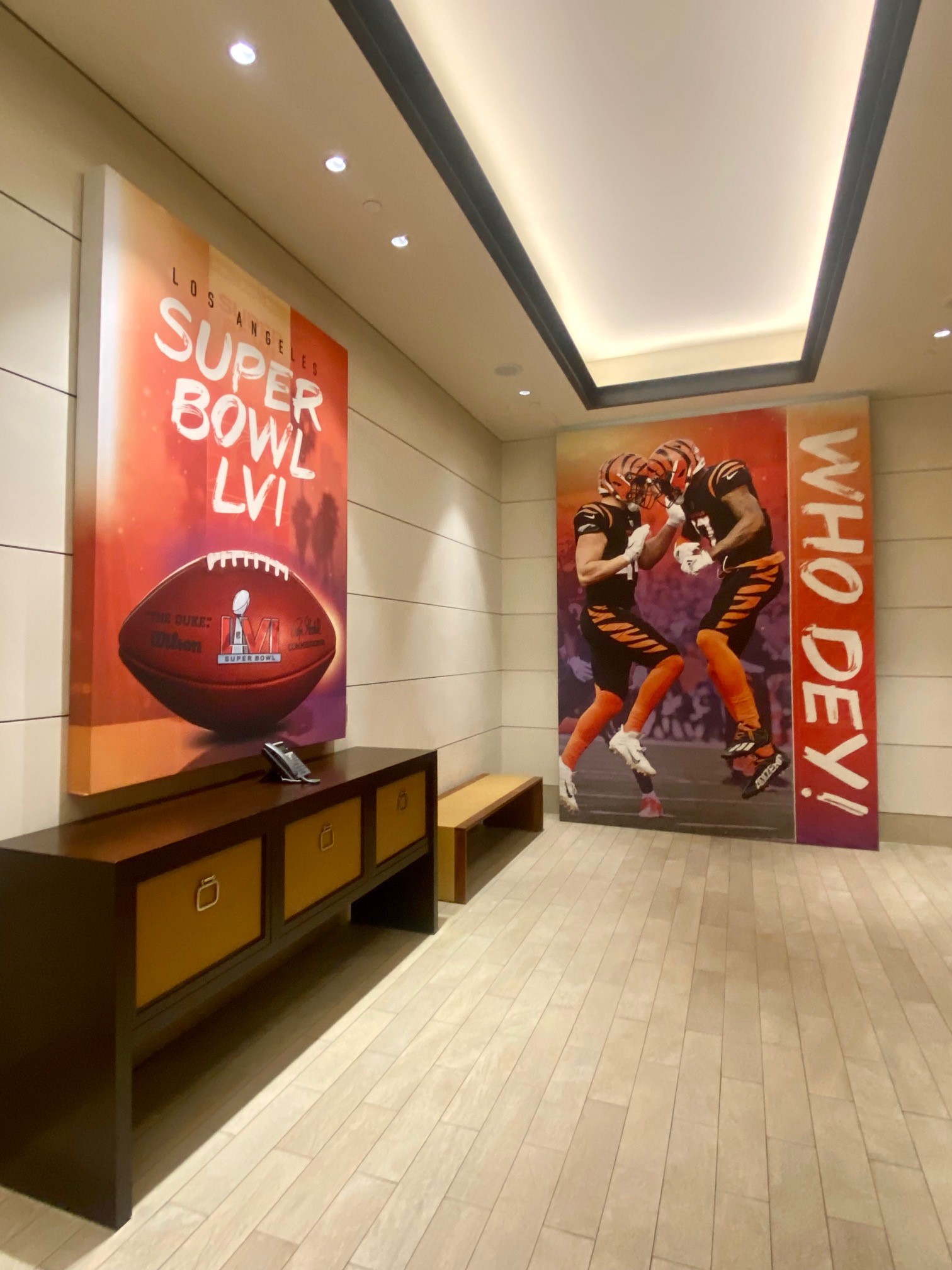 Super Bowl 56 Bengals Team Hotel