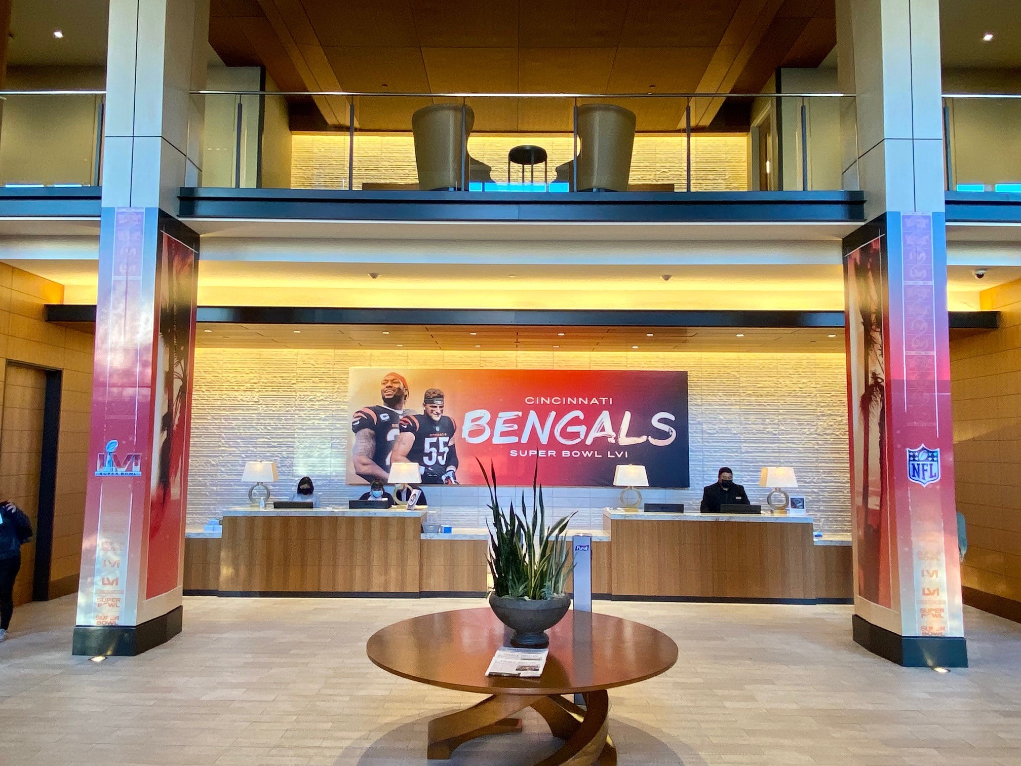 Super Bowl 56 Bengals Team Hotel