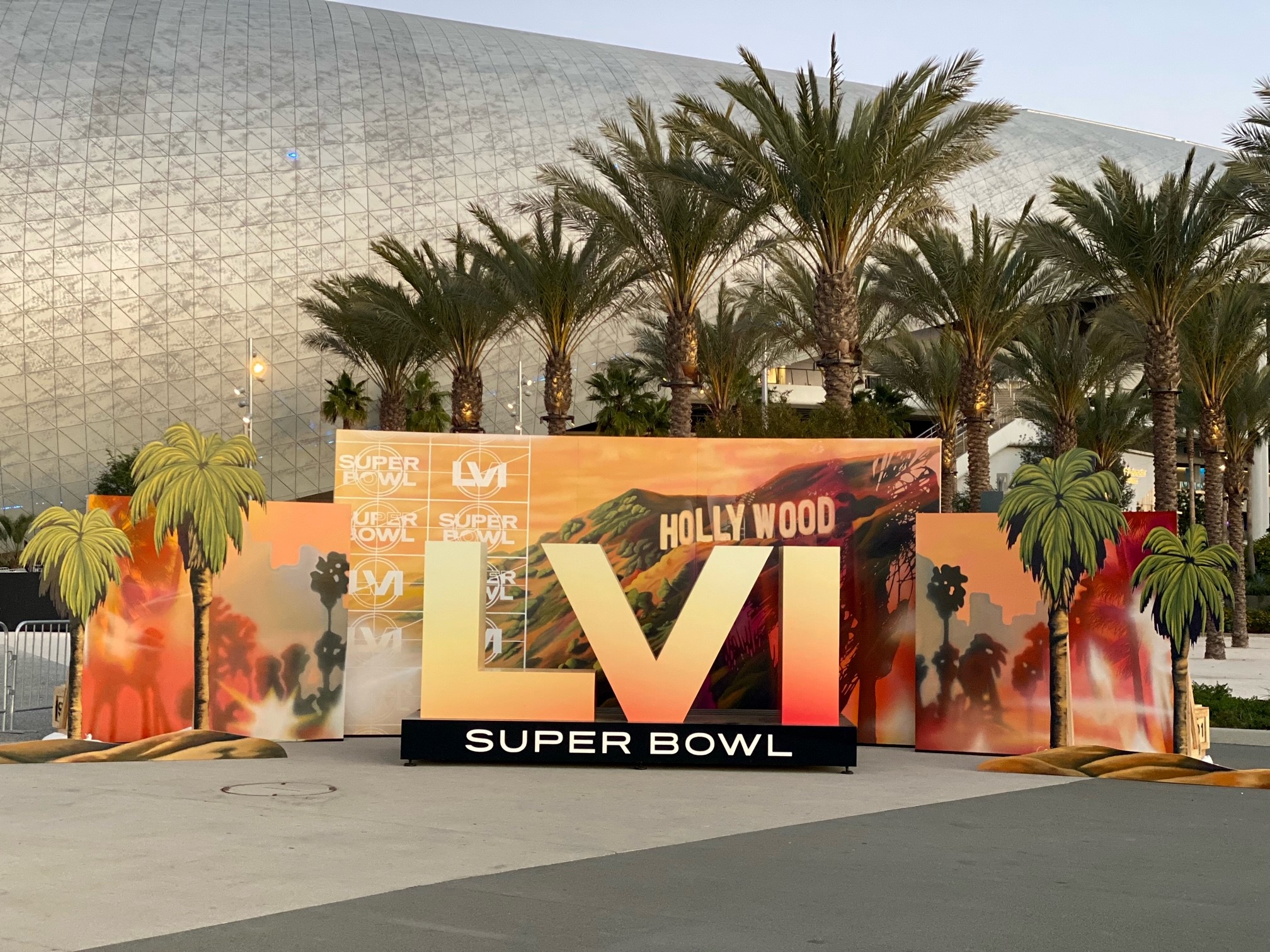 Super Bowl 56 Hollywood Photo Opportunity
