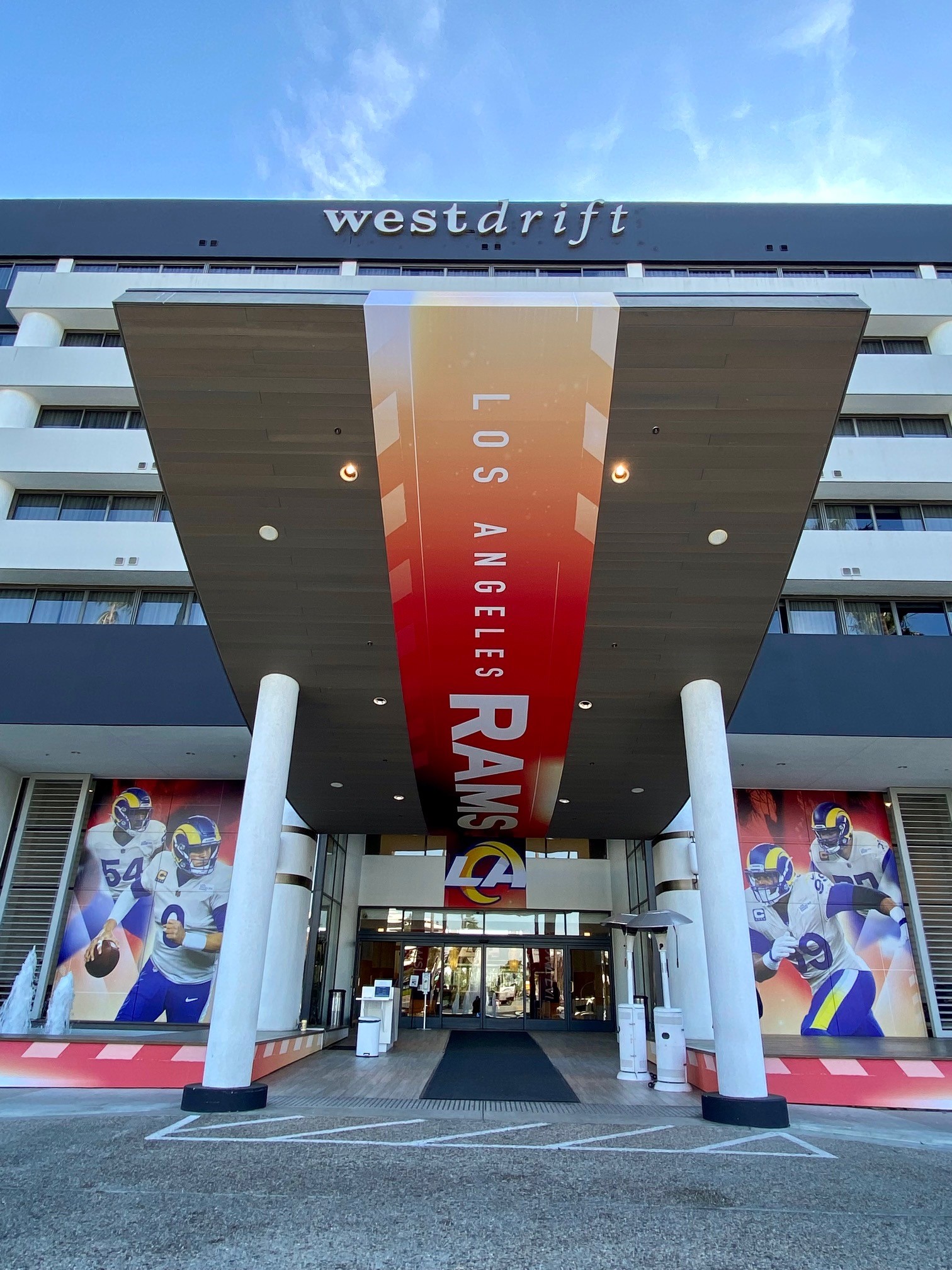 Super Bowl 56 Rams Team Hotel