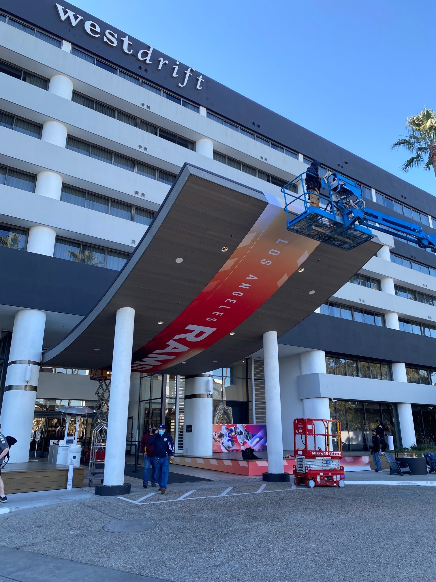 Super Bowl 56 Rams Team Hotel