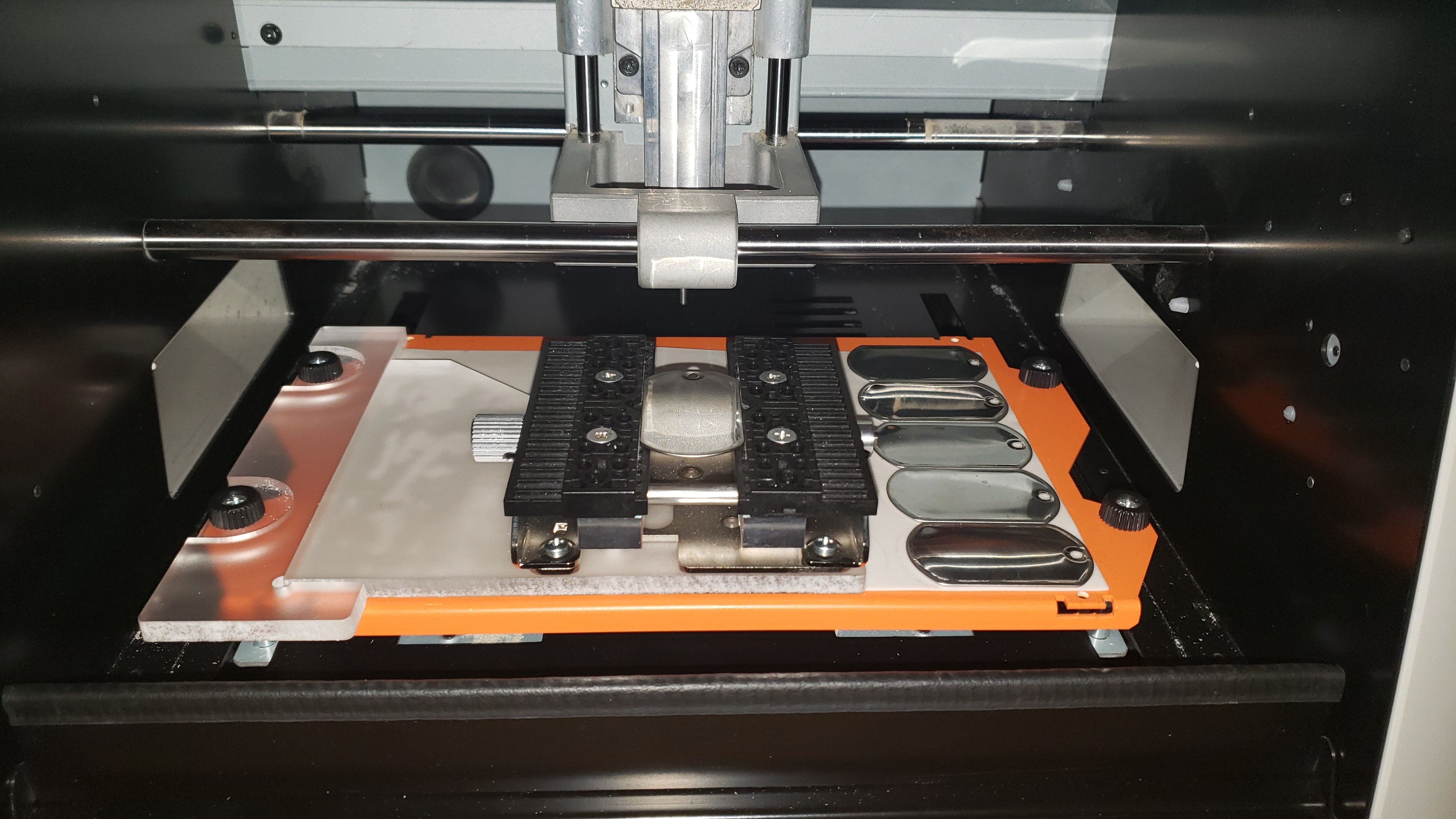 Roland DG's SRM-20 Compact Milling Machine with Engraver Accessory Kit