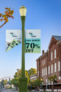 HP PVC-free Double-Sided Pole Banner