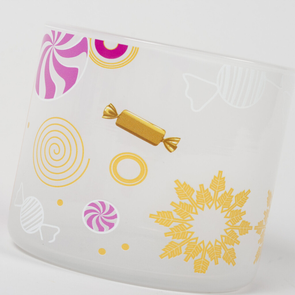 Frosted Candle Holder